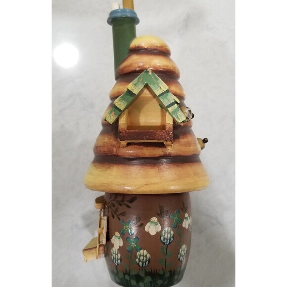 Vintage Zim's Heirloom Collectibles "Beehive Smoker" handpainted wood - Picture 2 of 12